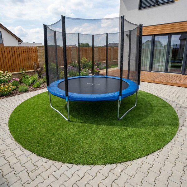 Europe Grass, Umělá tráva Botanic kruh, 200x200 (průměr) kruh, zelená, exteriér