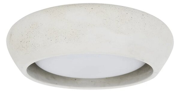 Stropní Lampa Beacon Lighting, Fjord, stmívatelné, Šedá, Obývací pokoj, Sádra / Hlína