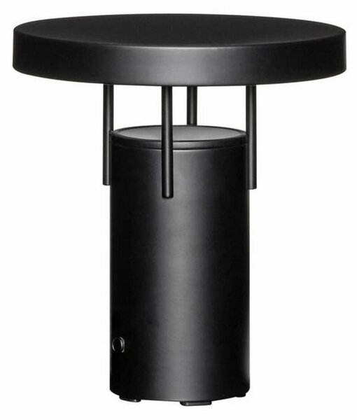Hübsch HÜBSCH LED stolní lampa BringMe Mini, matná černá, 20 cm, stmívatelný, Černá, kov, Moderní