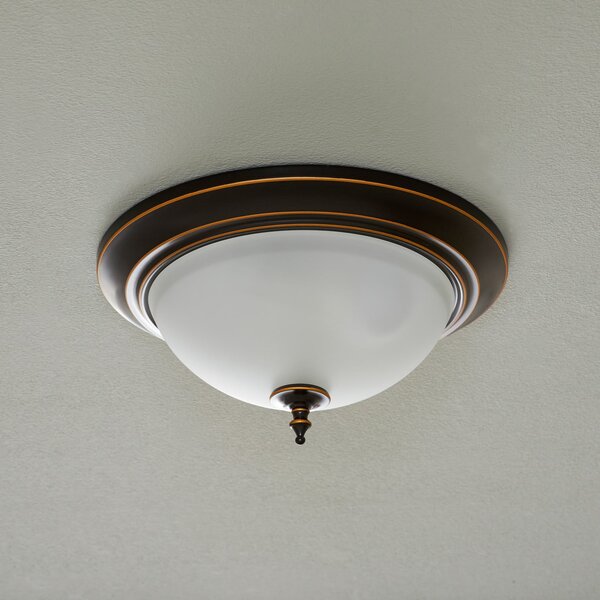 Stropní Lampa Westinghouse, Harwell, stmívatelné, Bronzová / starobylá mosaz, Obývací pokoj, Kov, Starožitný