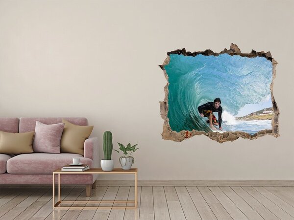 Fototapeta díra na zeď 3D Surfař na vlně nd-k-70293058
