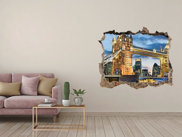 Fototapeta díra na zeď 3D Tower bridge Londýn nd-k-70326828