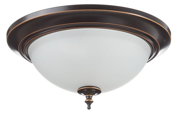 Stropní Lampa Westinghouse, Harwell, stmívatelné, Bronzová / starobylá mosaz, Obývací pokoj, Kov, Starožitný