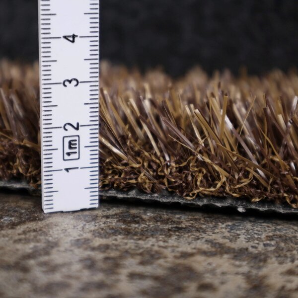 Europe Grass, Umělá tráva PartyGrass Brown, na míru, šíře 4m, hnědá