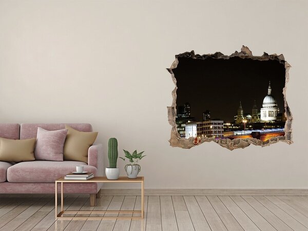 Fototapeta díra na zeď 3D Most noc nd-k-70150202