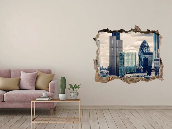 Fototapeta díra na zeď 3D Mrakodrapy nd-k-70461978