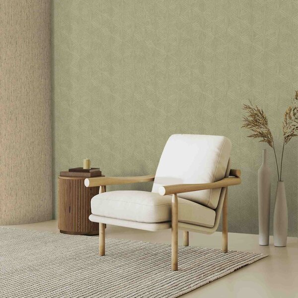 RASCH | Vliesová tapeta na zeď Back to Nature 571028 | 0,53 x 10,05 m | hnědá, béžová, žlutá