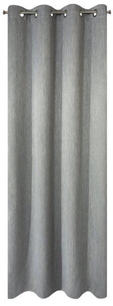 ZATEMŇOVACÍ ZÁVĚS NA KROUŽCÍCH ROSSIE 135X250 CM ŠEDÁ