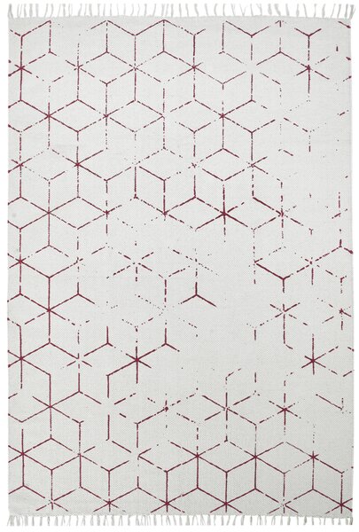 Obsession, AKCE: 80x150 cm Ručně tkaný kusový koberec Stockholm 342 FUCHSIA, bílá, obývací pokoj