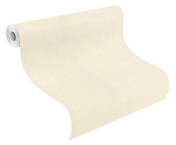 RASCH | Vliesová tapeta na zeď Back to Nature 746020 | 0,53 x 10,05 m | krémová