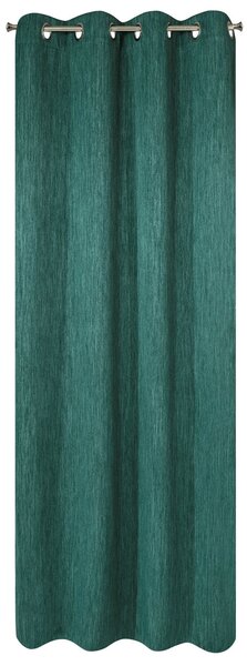 ZATEMŇOVACÍ ZÁVĚS NA KROUŽCÍCH ROSSIE 135X250 CM ZELENÁ