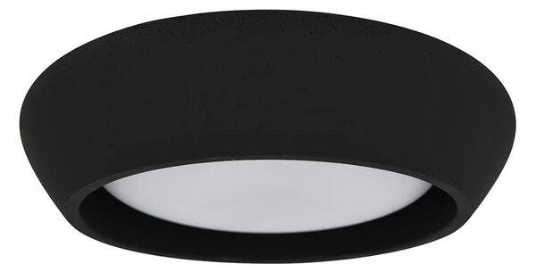 Stropní Lampa Beacon Lighting, Fjord, stmívatelné, Černá, Obývací pokoj, Sádra / Hlína