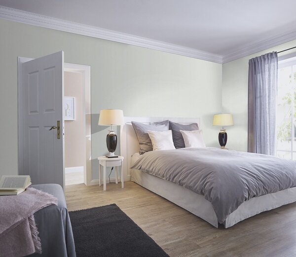 RASCH | Vliesová tapeta na zeď Country Charme 448603V | 0,53 x 10,05 m | zelená