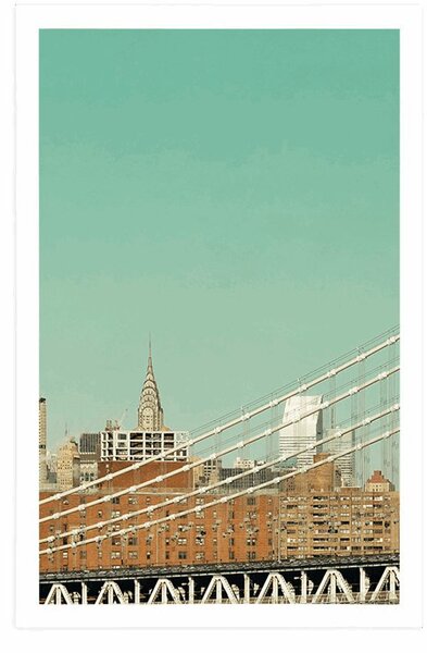 Plakát mrakodrapy v New Yorku