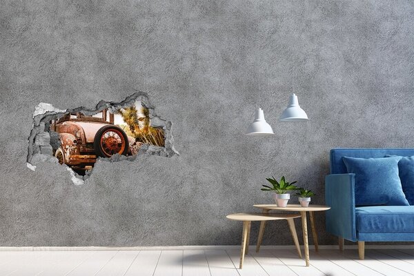 Foto fotografie díra na zeď Autovrak nd-b-109967314
