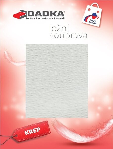 Povlečení krep Žlutý UNI 140x220, 70x90 cm