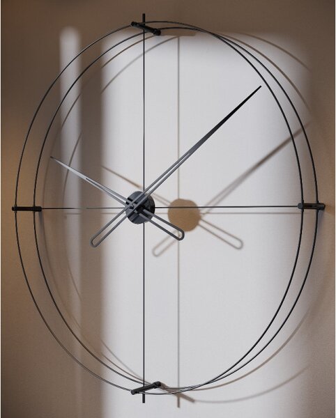 Mclocks Designové nástěnné hodiny TM912 Timeless black-black 90cm