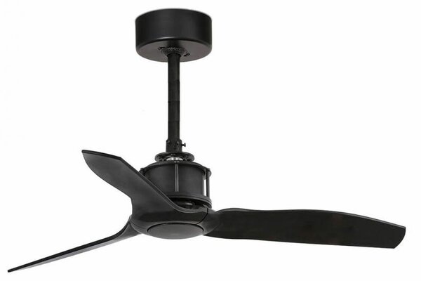 JUST FAN XS, černá, stropní ventilátor s DC motorem 81cm - FARO