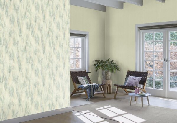 RASCH | Vliesová tapeta na zeď Country Charme 536829 | 0,53 x 10,05 m | zelená