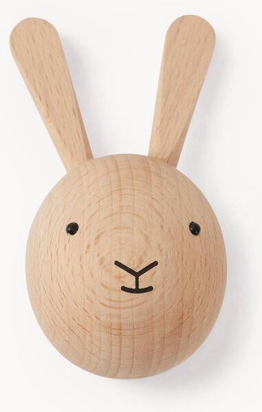 Nástěnný dětský háček z bukového dřeva Rabbit