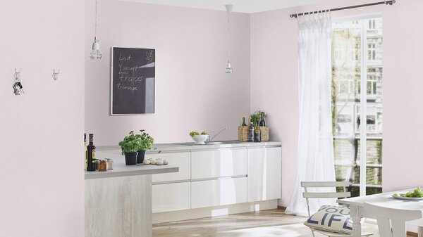 RASCH | Vliesová tapeta na zeď Country Charme 448528 | 0,53 x 10,05 m | růžová