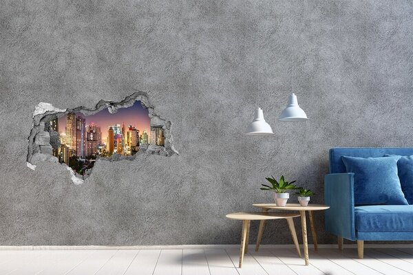 Fototapeta díra na zeď Bangkok noc nd-b-117173387