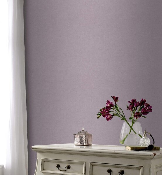 RASCH | Vliesová tapeta na zeď Country Charme 448535 | 0,53 x 10,05 m | fialová