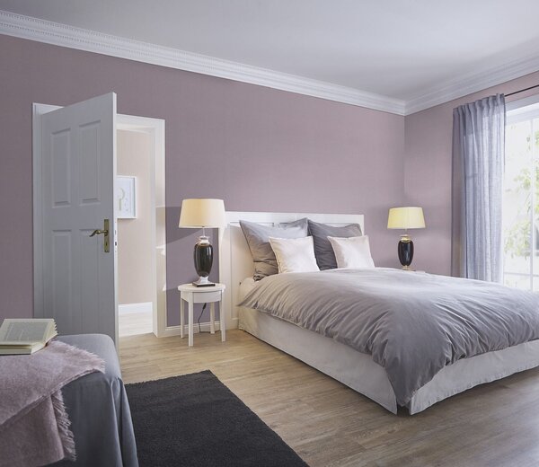 RASCH | Vliesová tapeta na zeď Country Charme 448535 | 0,53 x 10,05 m | fialová