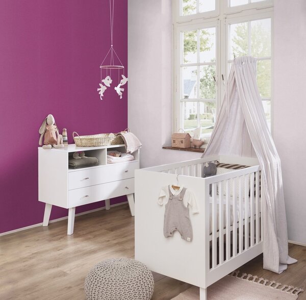 RASCH | Vliesová tapeta na zeď Country Charme 448528 | 0,53 x 10,05 m | růžová