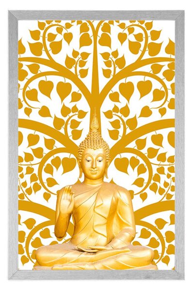 Plakát Buddha se stromem života
