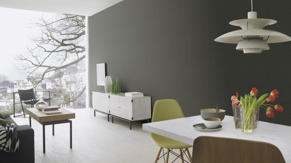 RASCH | Vliesová tapeta na zeď Country Charme 449853 | 0,53 x 10,05 m | černá