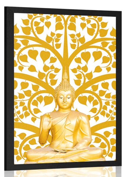 Plakát Buddha se stromem života