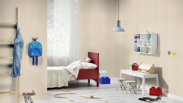 RASCH | Vliesová tapeta na zeď Country Charme 464016 | 0,53 x 10,05 m | béžová