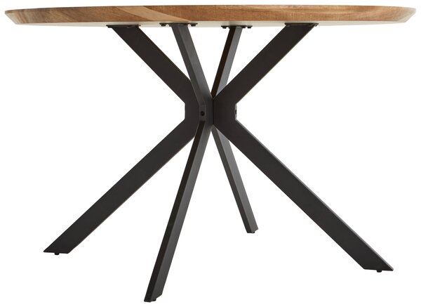 JÍDELNÍ STŮL, černá, barvy dubu, 120/120/76 cm MID.YOU - Jídelní stoly, Online Only