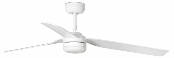 PUNT M LED, bílá, stropní ventilátor s DC motorem - FARO