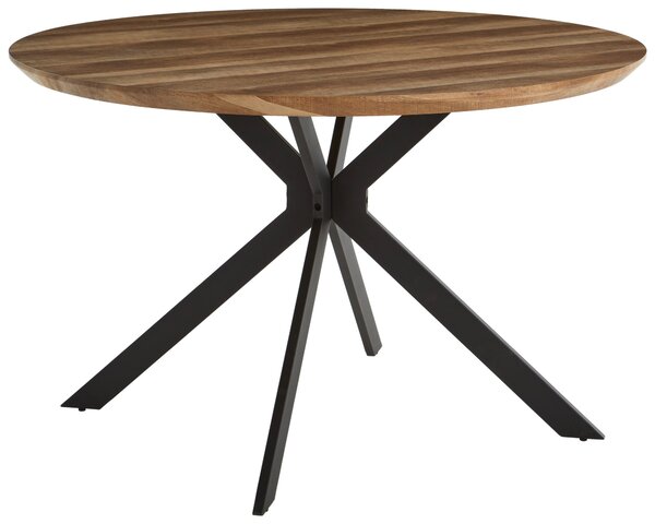 JÍDELNÍ STŮL, černá, barvy dubu, 120/120/76 cm MID.YOU - Jídelní stoly, Online Only