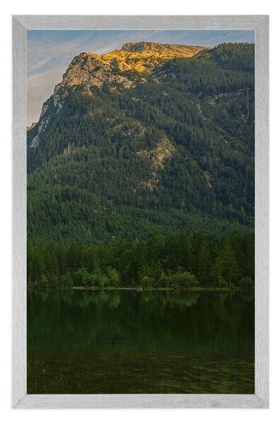 Plakát jezero u hoře