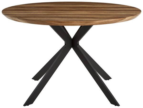 JÍDELNÍ STŮL, černá, barvy dubu, 120/120/76 cm MID.YOU - Jídelní stoly, Online Only