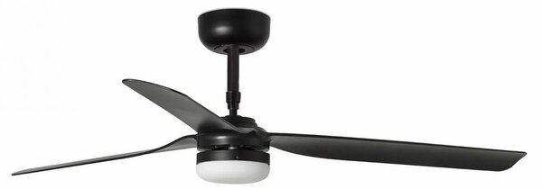 PUNT M LED, černá, stropní ventilátor s DC motorem - FARO