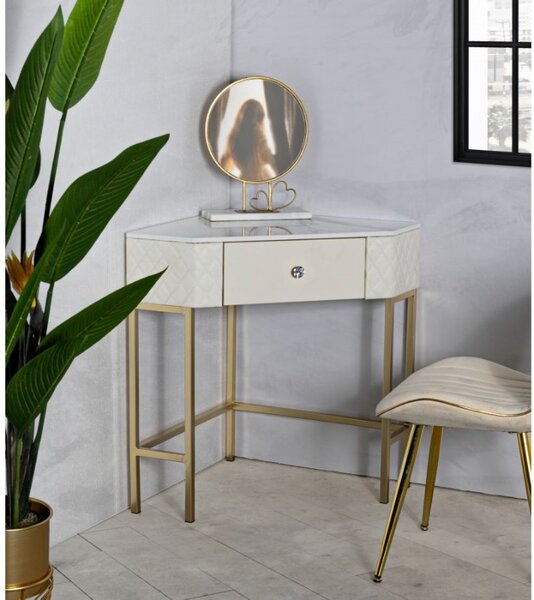 Designová konzole Pembroke 84,5 cm bílá