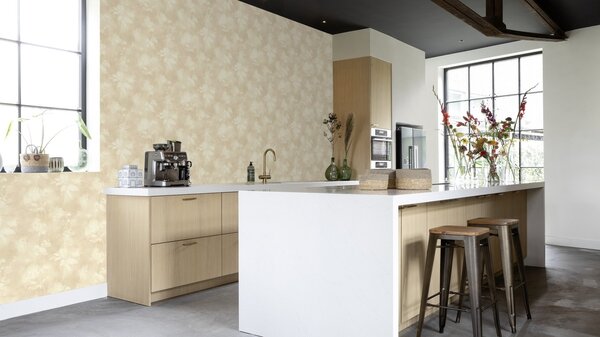 RASCH | Vliesová tapeta na zeď Florentine 481419 | 0,53 x 10,05 m | béžová, krémová
