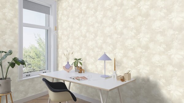 RASCH | Vliesová tapeta na zeď Florentine 481457 | 0,53 x 10,05 m | bílá, šedá