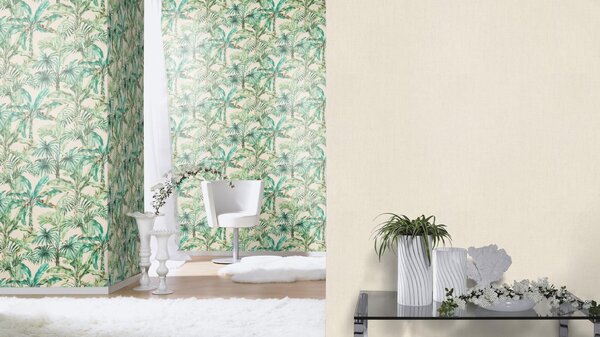 RASCH | Vliesová tapeta na zeď Florentine 484533 | 0,53 x 10,05 m | krémová