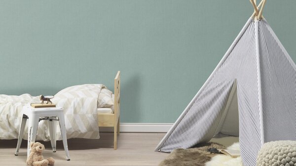 RASCH | Vliesová tapeta na zeď Florentine 484595 | 0,53 x 10,05 m | tyrkysová