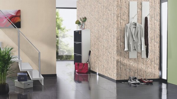 RASCH | Vliesová tapeta na zeď Florentine 484540 | 0,53 x 10,05 m | hnědá, béžová