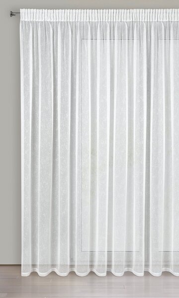 ZÁCLONA NA PÁSCE KELLY 300 X 250 CM BÍLÁ BT