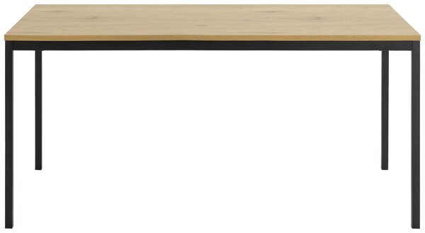 JÍDELNÍ STŮL, černá, barvy dubu, 160/80/74 cm P & B - Online Only jídelní stoly, Online Only