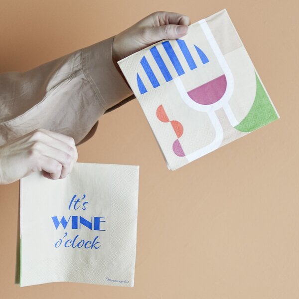 Papírové ubrousky Wine – 20 ks