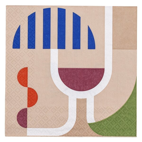 Papírové ubrousky Wine – 20 ks