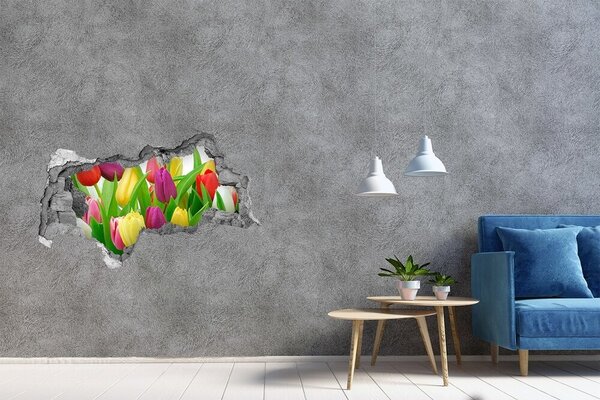 Samolepící nálepka na zeď Barevné tulipány nd-b-12652067